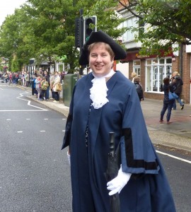 Wearing the Wokingham Town Council Civic Attire